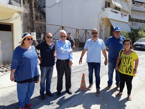 Δήμαρχος Ηρακλείου Βασίλης Λαμπρινός - Αντικατάσταση Δικτύου στην Χρυσοπηγή