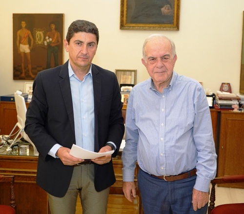  Δήμαρχος Ηρακλείου Βασίλης Λαμπρινός - Υπογραφή Μνημονίου Συνεργασίας με Λευτέρη Αυγενάκη