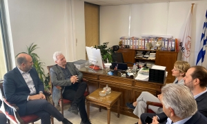 Συνάντηση του Δημάρχου Ηρακλείου Αλέξη Καλοκαιρινού με την Υφυπουργό Περιβάλλοντος και Ενέργειας Αλεξάνδρα Σδούκου